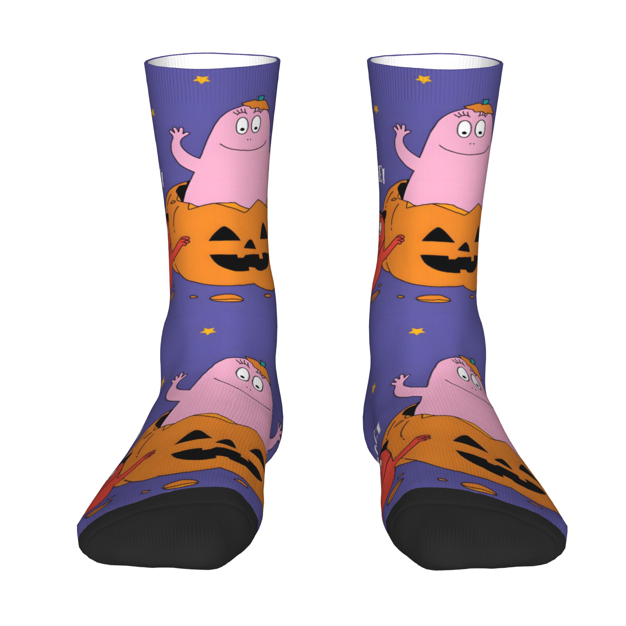 Dress Sock Men - Lustige Cartoon-Barbapapa-Tapeten-Socken für Männer und Frauen,