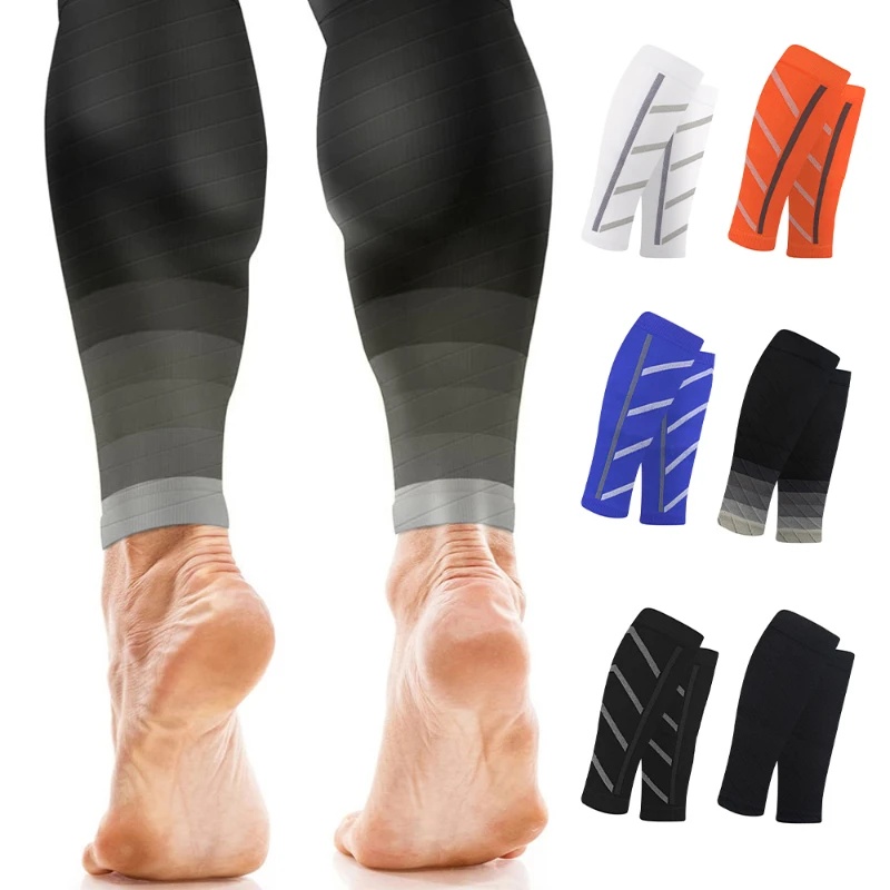 Compression Sleeve Calf - Kompressions-Wadenstulpen, Druckunterstützende Beinschoner für Marathon-Lauf und