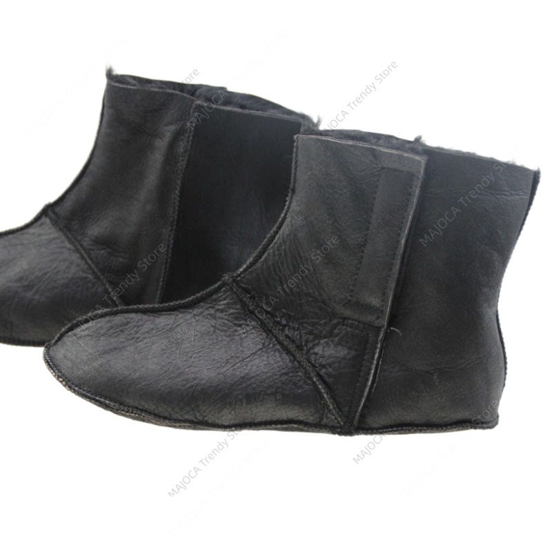 Thermal Sock Winter - Echte Schafsleder-Socken für Damen und Herren,