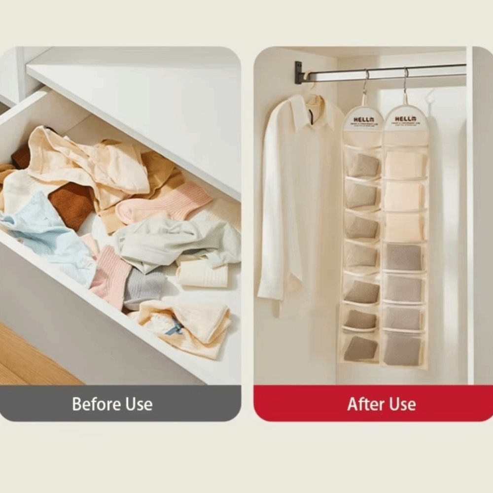 Hängeorganizer für die Tür mit – Sock Organizer Tray Bewertung und Preis