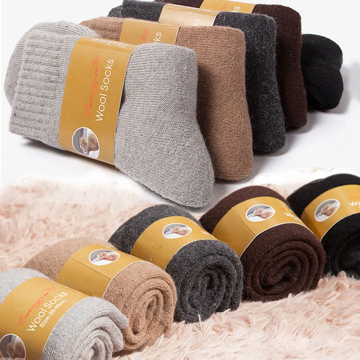 2 Paar warme Wintersocken für  – Thermal Sock Winter Bewertung und Preis