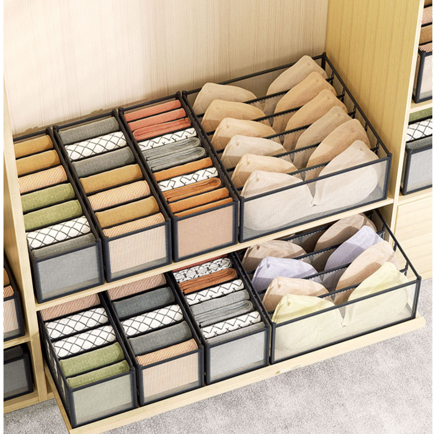 Unterwäsche-Aufbewahrungsbox f – Sock Organizer Tray Bewertung und Preis