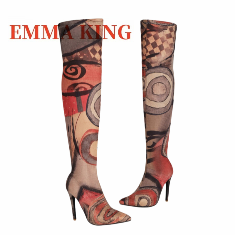 Damen-Stiefel mit Kunstdruck,  – No Show Sock Women Bewertung und Preis