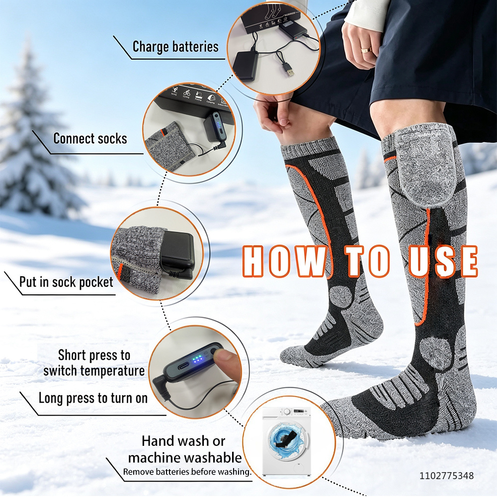 Neue beheizte Socken, wiederau – Thermal Sock Winter Bewertung und Preis